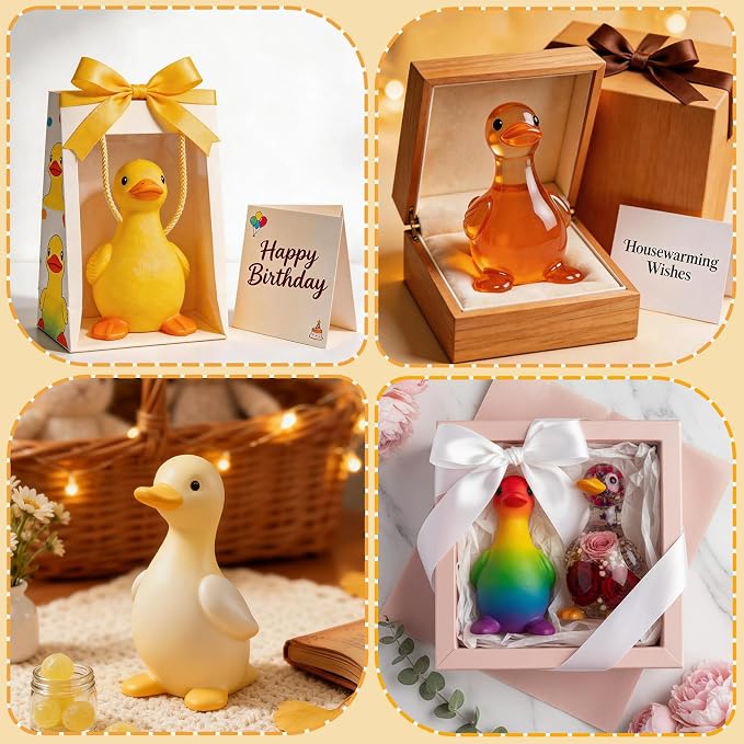 Duck Epoxy Resin Molds, 3D Silicone Duck Molds for Resin Casting
