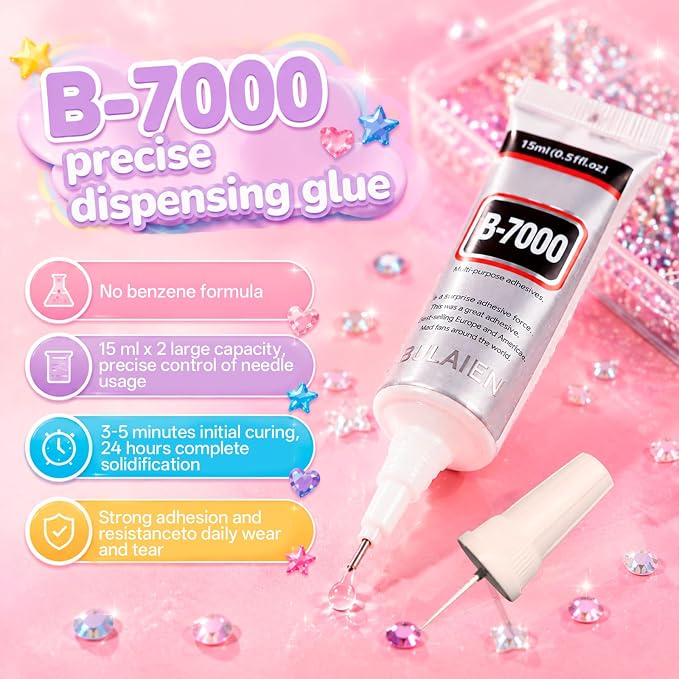 Bedazzling kit 38000Pcs Resin Jelly 40 Non-Repeating Colors 3mm Gems
