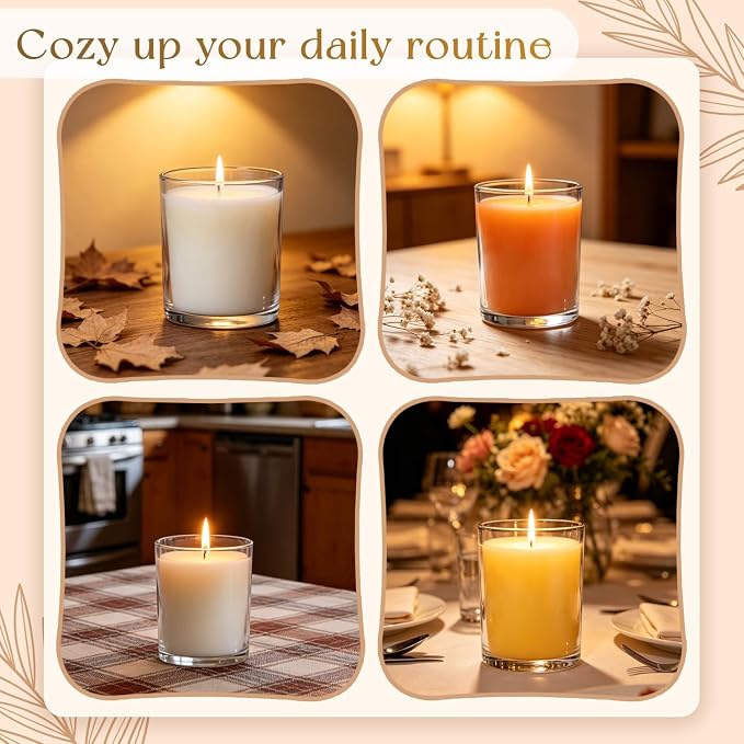 DIY Scented Candle Making Kit for Adults with Glass Jars | Pro Candle Maker Set with Wax Meling Pot and Thermometer, Dried Flowers, Pleasant Scents, Color Dyes & More