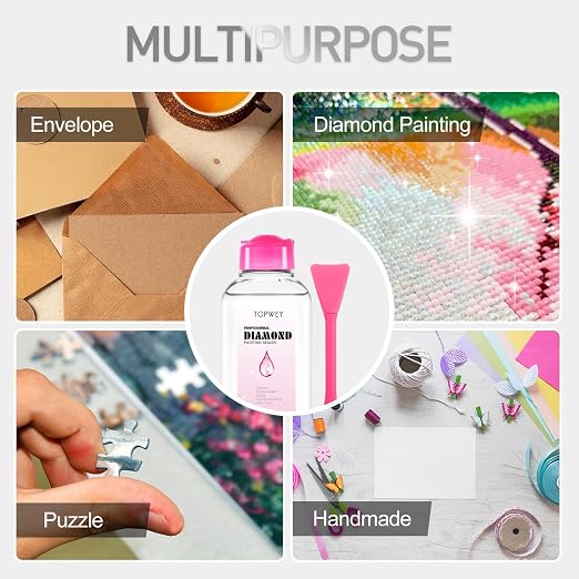 Diamond Painting Sealer Helps Retain Your Diamond Sparkle | Also Applicable to Puzzles for adults （125 ML 4.4 Fl Oz）