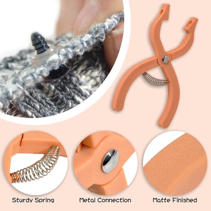 Safety Eyes Jig Pliers Auxiliary Tool For Attaching Doll Eyes And Noses