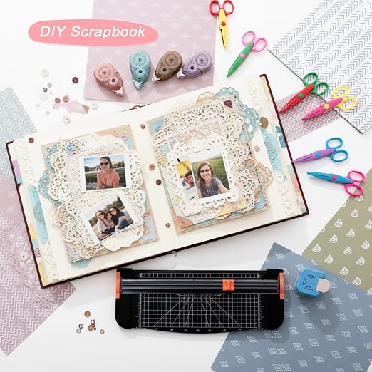 Jetec Scrapbook Supplies Kit, Scrapbook Scissors Set
