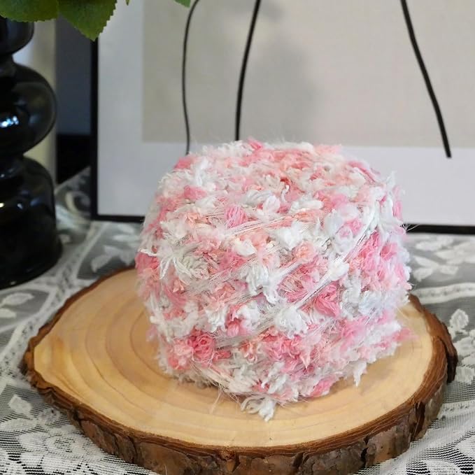Artisanal Yarn Fancy Yarn Multifiber Blended Yarn Novelty Colorful Soft