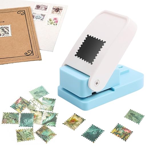 1X0.8inch Rectangular Postage Stamp Puncher
