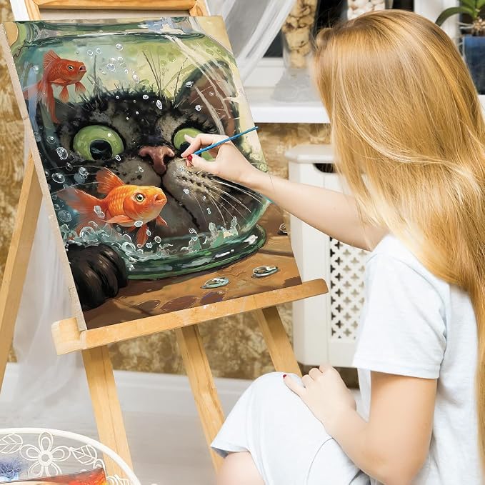 WUDWL Paint by Numbers Kit for Adults Beginner, with Framed