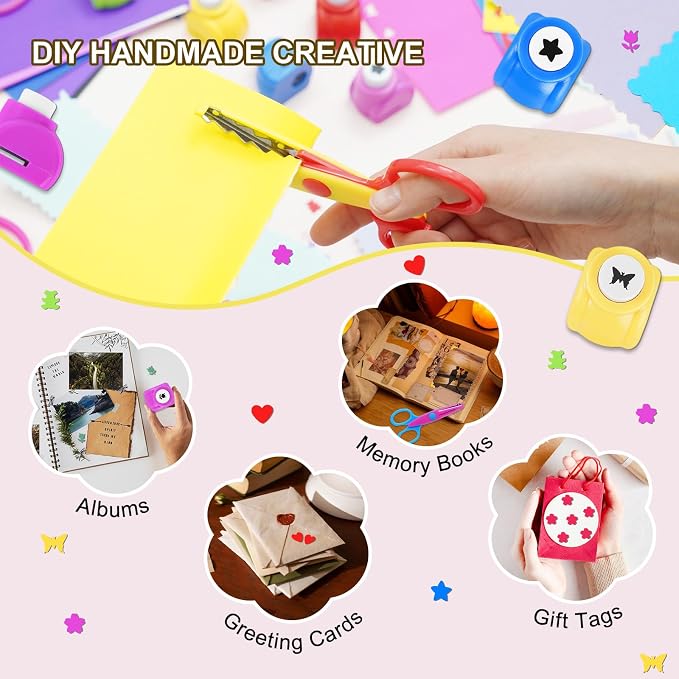 UCEC 44 Pack Arts and Crafts Supplies Kit for Kids, Crafting Set