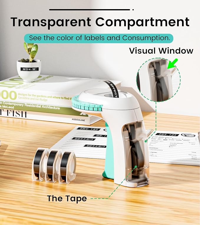 Embossing Label Maker Machine, Retro Embossed Label Maker Vintage
