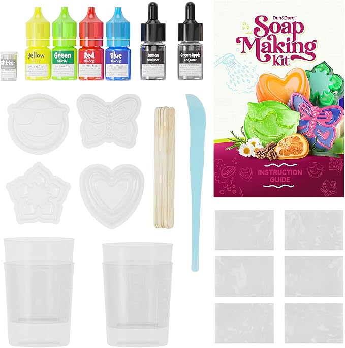 Soap Making Kit for Kids - Crafts Science Toys - Birthday Gifts for Kids | Gifts for Girls and Boys Age 6-12 Years Girl DIY Kits - Best Educational Craft Activity Gift for 6-12 Year Old Kid