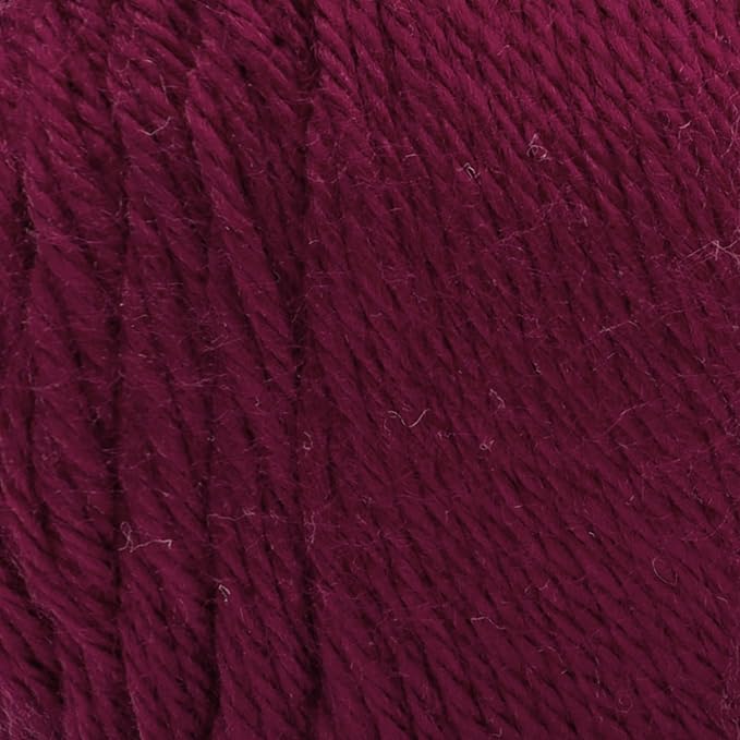 Caron Simply Soft Yarn for Crocheting & Knitting, Burgundy, 3-Pack | #4 Worsted Medium, Soft 100% Acrylic Yarn for Crochet, Knitting, Blankets and Crafts, 315 Yards, 170.1g/6oz per skein