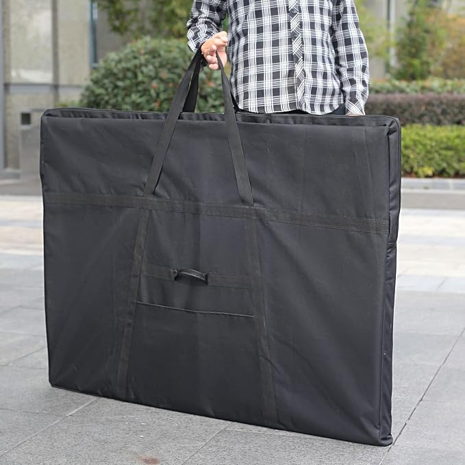 JJRING Dacron Art Portfolio Tote Bag 37'' x 49'' For 36'' x 48'' Black