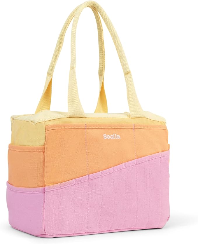 Soolla Studio Bag: Art Supply Storage Organizer & Pottery Tool Bag, Washable Tote, Yarn Bag, Crochet, 30 Pockets, 15+ Colors
