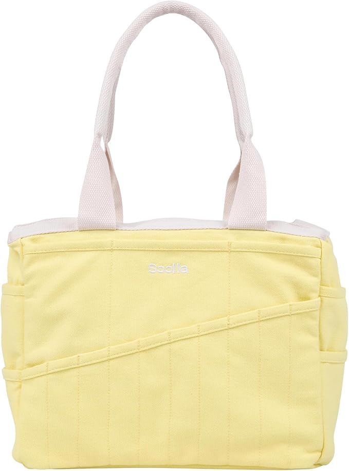 Soolla Studio Bag: Art Supply Storage Organizer & Pottery Tool Bag, Washable Tote, Yarn Bag, Crochet, 30 Pockets, 15+ Colors