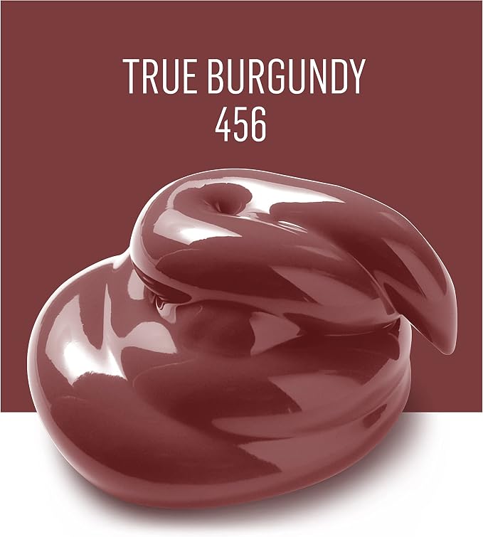 FolkArt Acrylic Paint in Assorted Colors (2 oz), 456, TRUE Burgundy (Pack of 2)