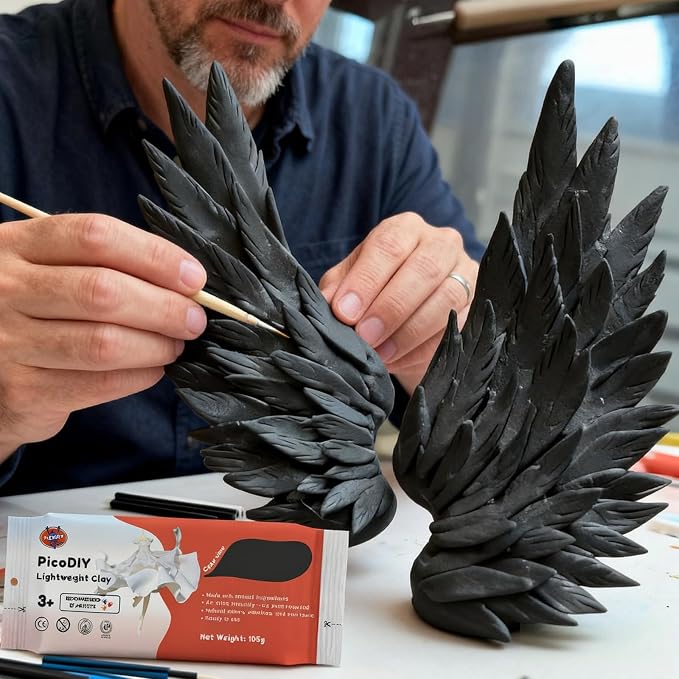 Air Dry Clay Lightweight, Flexible Modeling Clay for Adults Arts and Crafts