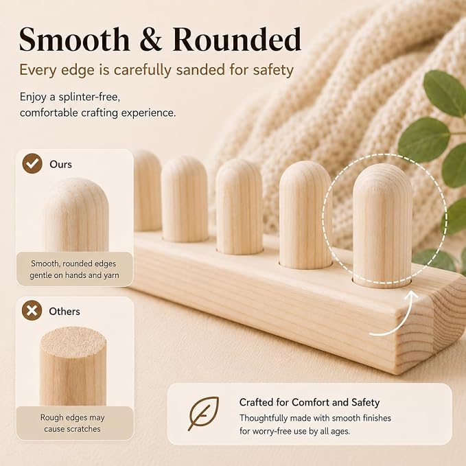 NYELOZIO 2026 Upgraded 80 Inch Chunky Blanket Loom Kit