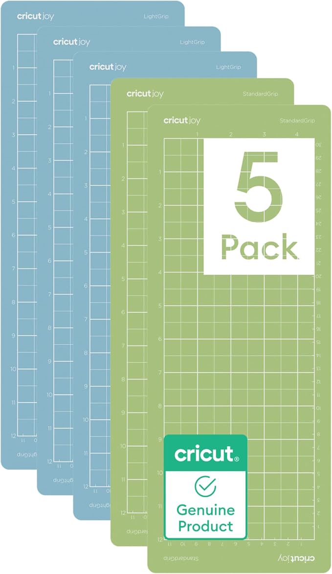 Cricut Cutting Mat Variety Pack (5 Count, 4.5in x 12in)