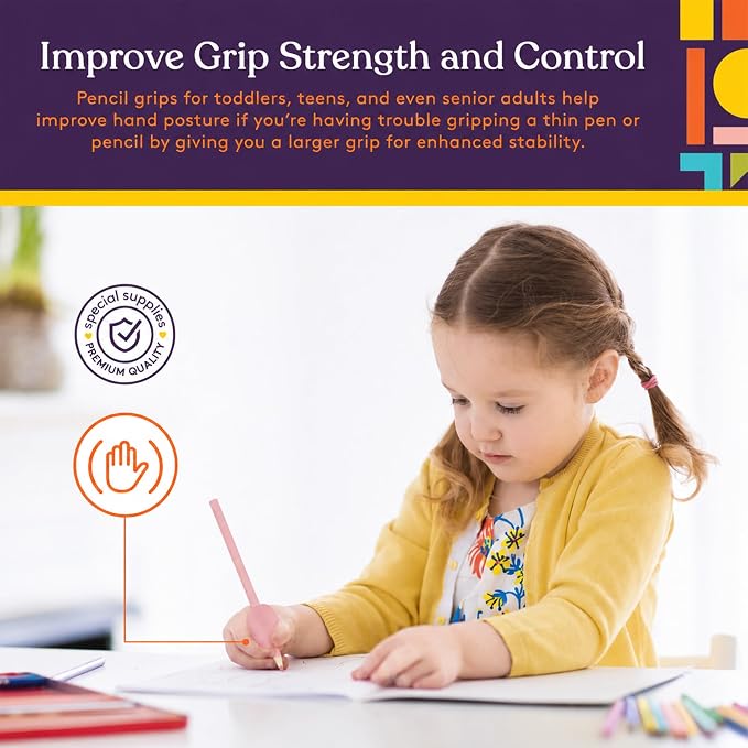 Special Supplies Egg Pen-Pencil Grips for Kids and Adults