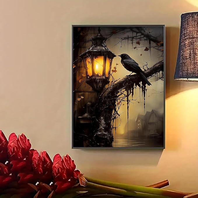 Gothic Diamond Art Kits for Adults, Diamond Painting for Beginner 5D DIY