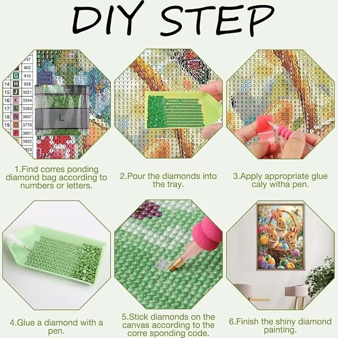OJTOYART Sea-Maid Diamond Art Kits for Adults, 5D Special ShapeDiamond Art for Beginners，DIY Round Full Drill Diamond Dots,Gem Painting for Adults Crafts Home Wall Decor 11.8 x 11.8 Inch