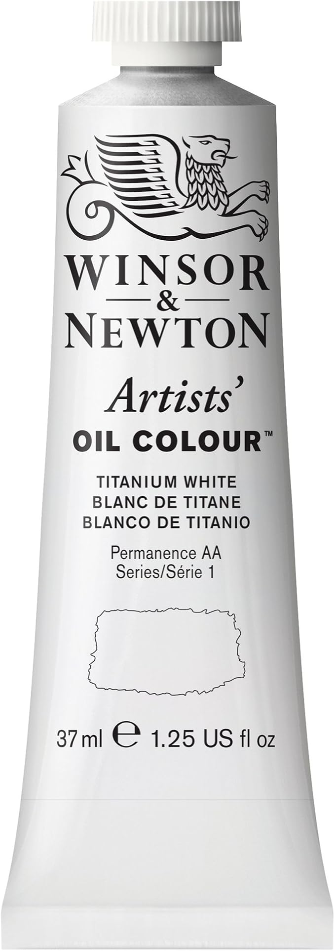 Winsor & Newton Artists' Oil Paint, 37ml Tube, Titanium White