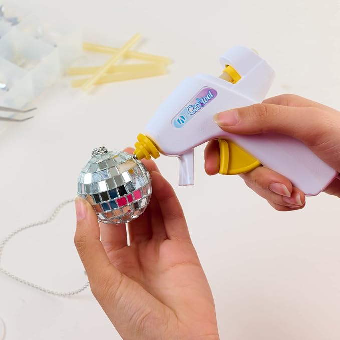 AdTech Cool Tool Kit with Low-Temp Glue Gun, White - Kid-Friendly, Safe for Crafting & Projects, Lightweight & Portable for Group Events (Pack of 12)