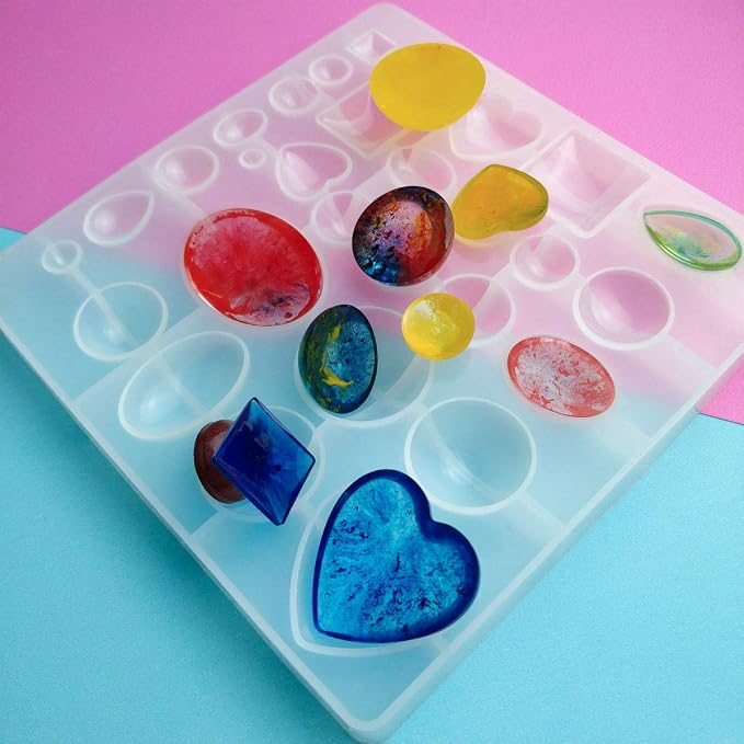 yuntop Jewelry Casting Molds,Gem Jewelry Silicone Casting Mold