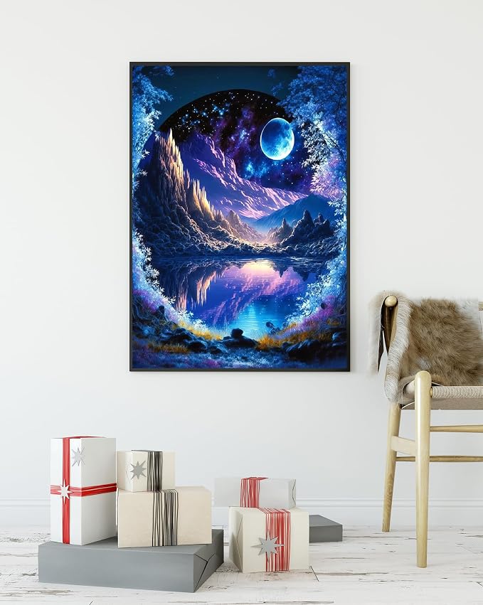 5D Diamond Painting Kits for Adults, Landscape Diamond Art Kits for Adults