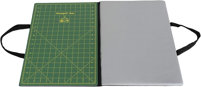 Dritz Omnigrid Fold-Away Cutting & Pressing Station, 13' x 19', Black