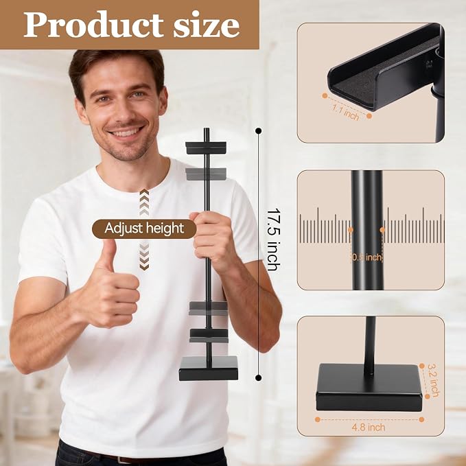 18'' Adjustable Tabletop Easel Stand, Black Easel for Display | Picture Easels for Display, Picture Frame Stand, Adjustable Art Easel,Picture stand for Artwork, Photo,Sign.