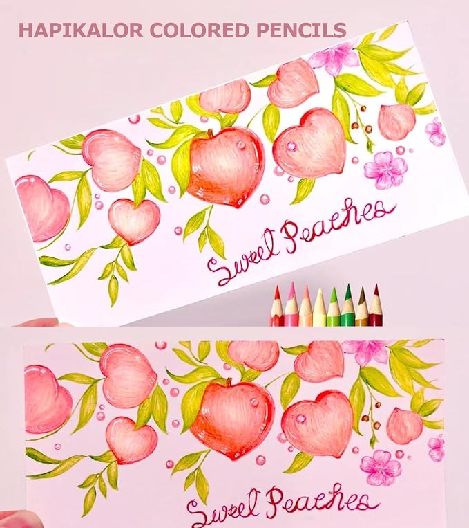 Hapikalor 72 Colored Pencils for Adult Coloring Books, Coloring Pencils | Professional Coloring Pencils Set, Art Supplies for Adults Kids Beginners Drawing Coloring Sketching, Gifts for Teens