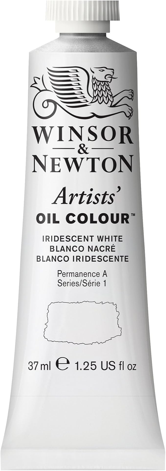 Winsor & Newton Artists' Oil Paint, 37ml Tube, Iridescent White