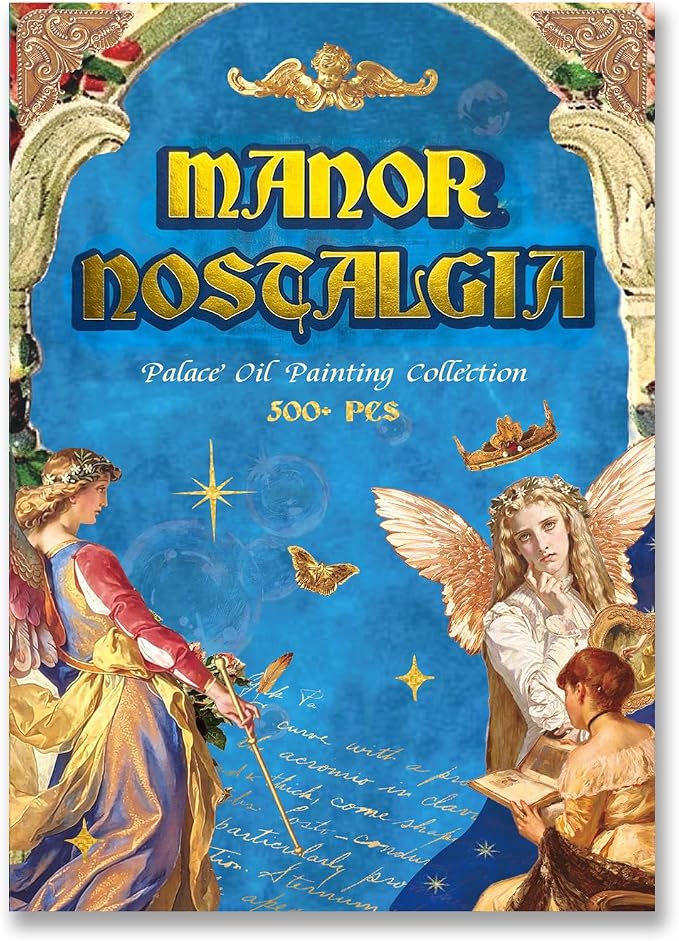 Vintage Sticker Book for Journaling Scrapbooking 500+ Antique Stickers
