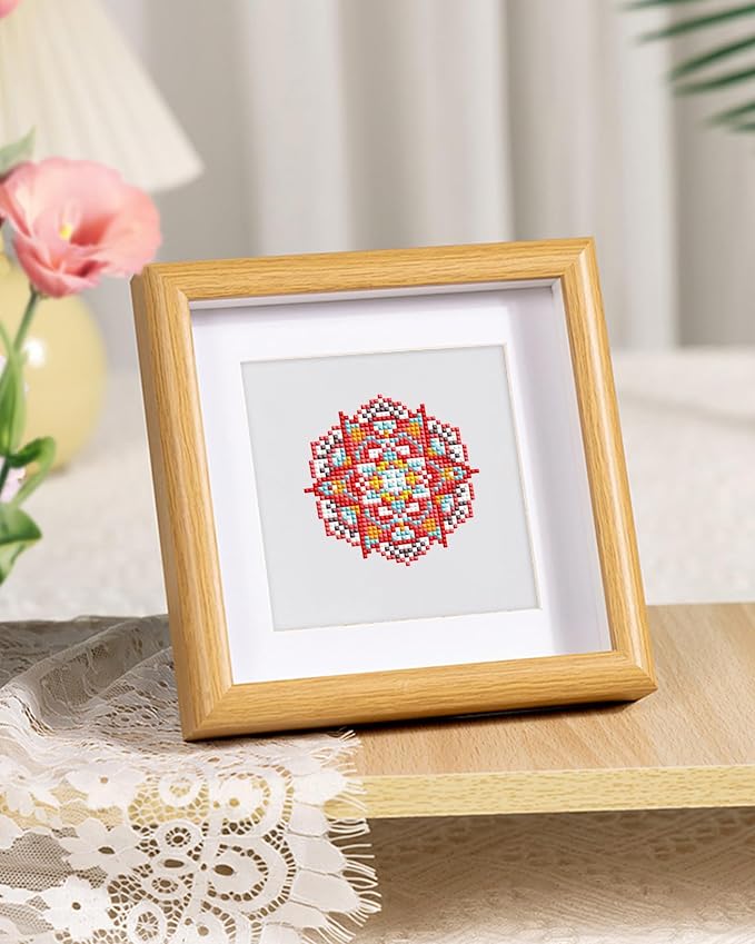 PeakLuv Small Diamond Art Kits Mandala Mini Diamond Painting Kits