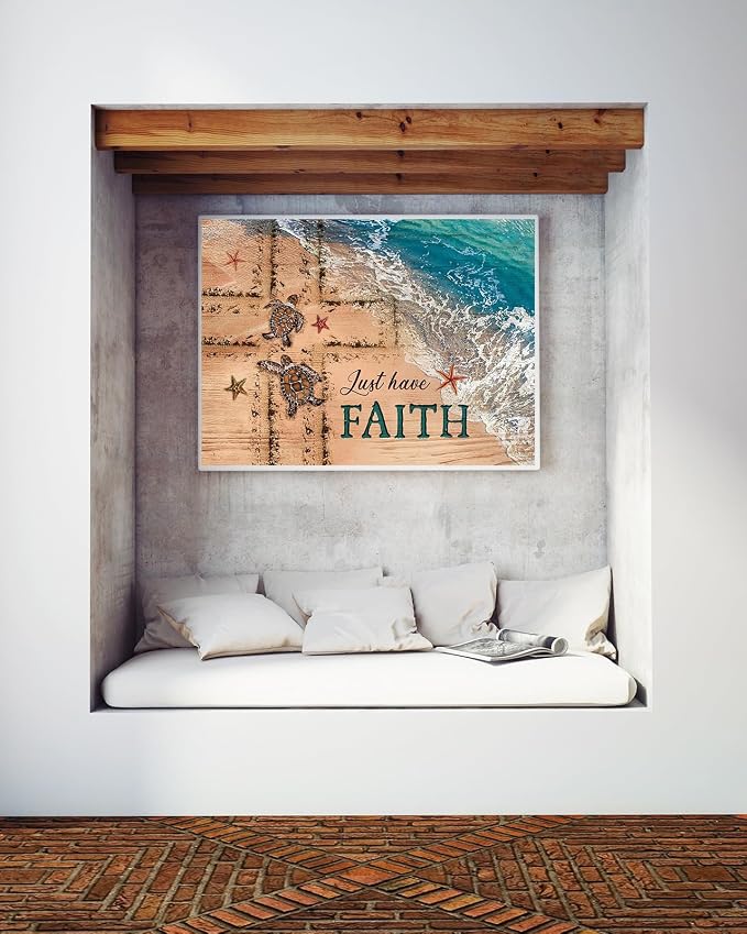 Christian Diamond Painting Kits for Adults, Cross Beach Diamond Art Kits