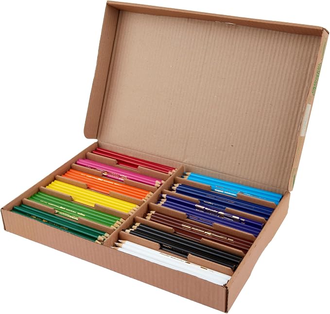 Crayola Classpack Watercolor Pencils 240ct, Bulk Classroom Supplies Set