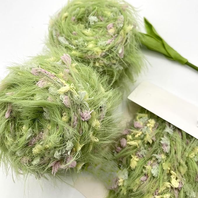 Artisanal Yarn Fancy Yarn Multifiber Blended Yarn Novelty Colorful Soft