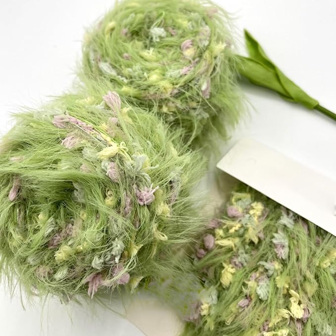 Artisanal Yarn Fancy Yarn Multifiber Blended Yarn Novelty Colorful Soft
