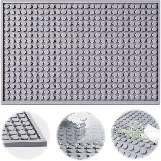 LET'S RESIN Resin Collector Mat, Easy Clean & Silicone Heat Resistant Mats 14.5'' x 9.4'', Non-Slip Multipurpose Thick Silicone Mats for Resin Molds, Epoxy Resin, Cup Turner, Kitchen Counter, Placemat
