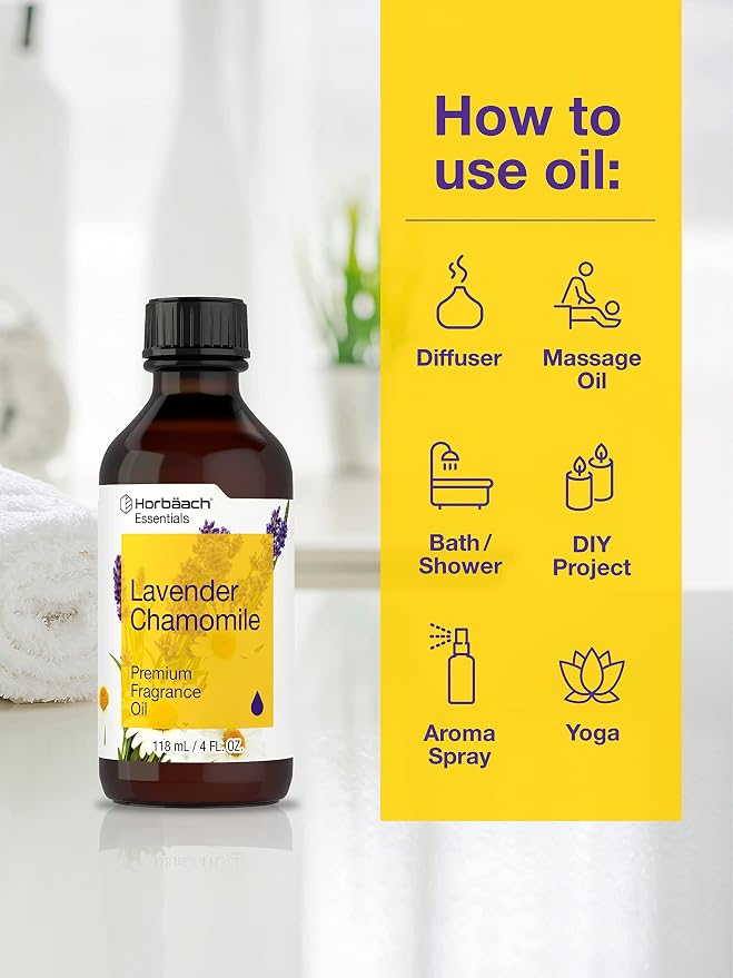 Horbäach Lavender Chamomile Fragrance Oil | 4 fl oz (118ml)