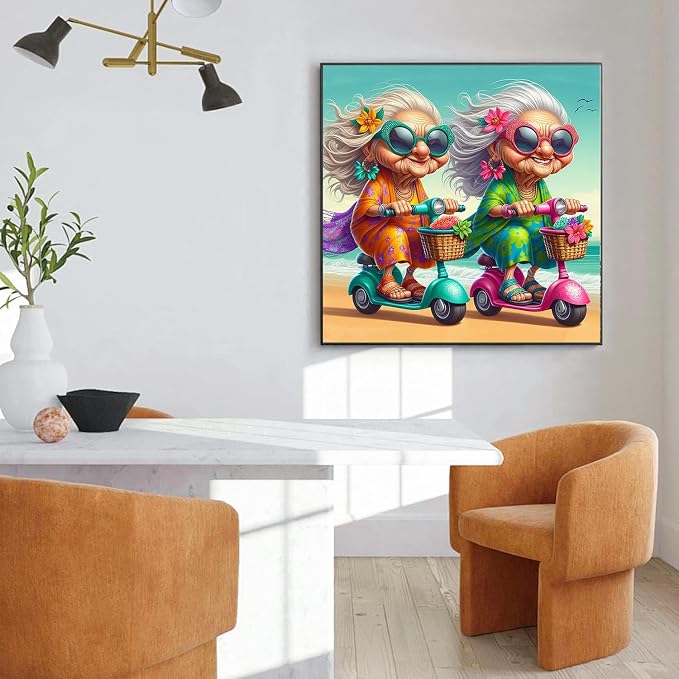 mrpwnle Diamond Art Kits for Adults, Grandmas Diamond Painting Kits