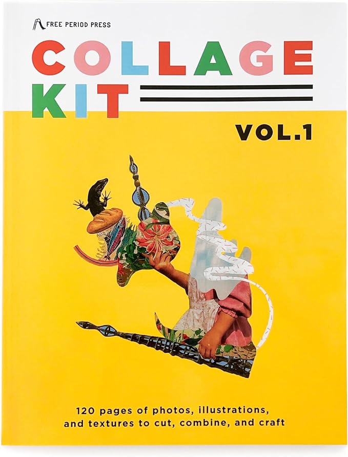 Free Period Press Collage Kit Vol. 1: 120 Pages of Photos, Illustrations, and Textures to Cut, Combine, and Craft | Perforated Pages for Junk Journals, Vision Boards & DIY Crafts (Volume 1)