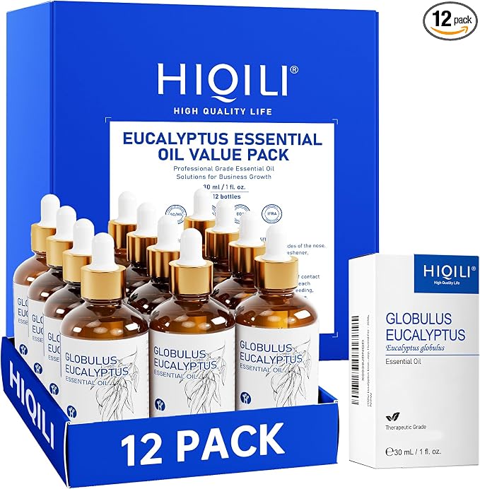 HIQILI Eucalyptus Essential Oil Set, Bulk Wholesale for Business
