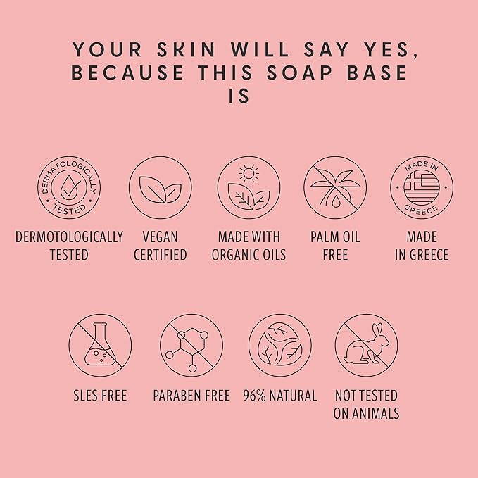 Skin Said Yes 5Lb Oatmeal Soap Base - Bulk Melt and Pour Organic Soap Making Supplies - SLS/SLES Free, No Palm Oil, All Natural - Perfect for DIY Projects, Gentle on Skin, Moisturizing