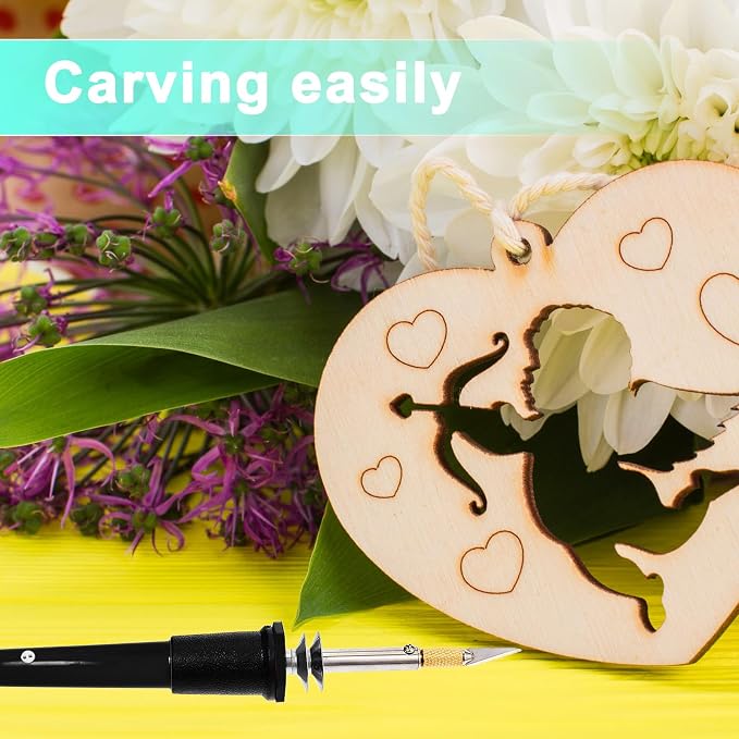 Honoson 19 Pcs Electric Hot Knife Cutting Tool with 14 Blades, Black