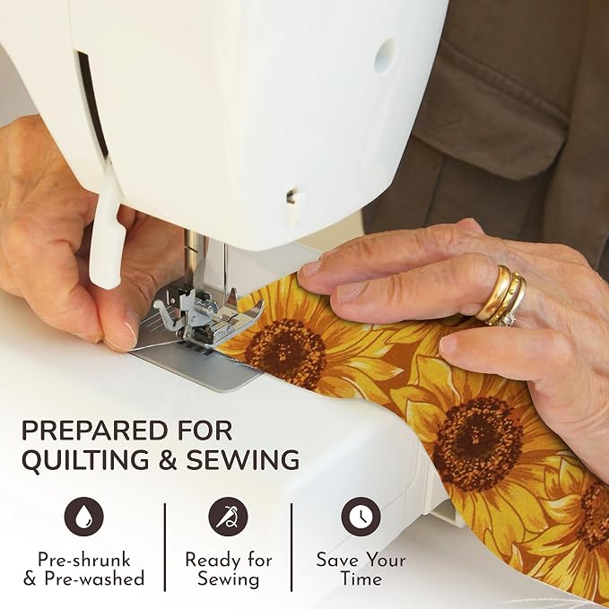 Tinyspool & Co.'s Twirlie Roll 40 Precut Quilting Fabric Strips for Quilting Supplies, Crafting, and Sewing, Soft Cotton Strip for Blanket, Rug, Upholstery, Home Decor, and Purse Making, Fall is Here