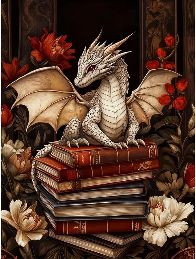 Dragon Diamond Art Kits for Adults,Diamond Painting Kits 12X16 Inch