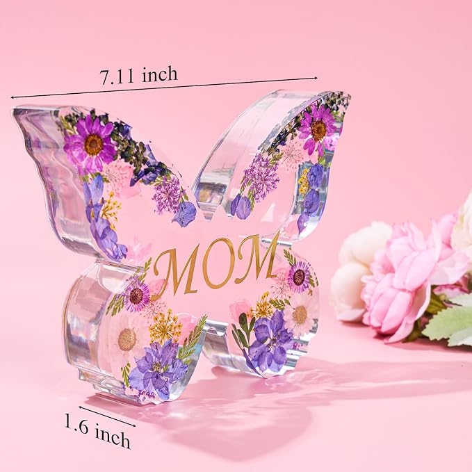 8'' Large Butterfly Resin Mold, 2 Sizes Deep Silicone Molds for Epoxy Resin | Silicone Butterfly Molds, Flexible Clear Resin Molds for Flower Preservation, Bookends, Insect Specimen, Christmas Home Decor