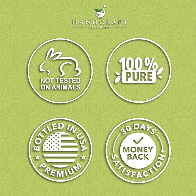 Handcraft Blends Lemongrass Essential Oil – Huge 4 Fl Oz – 100% Pure and Natural – Premium Grade Essential Oil for Diffuser and Aromatherapy, Skin, Massage, Candle and Soap Making Fragrance
