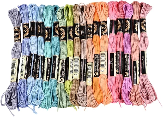 18 Skeins Friendship Bracelet String Embroidery Floss for Sewing