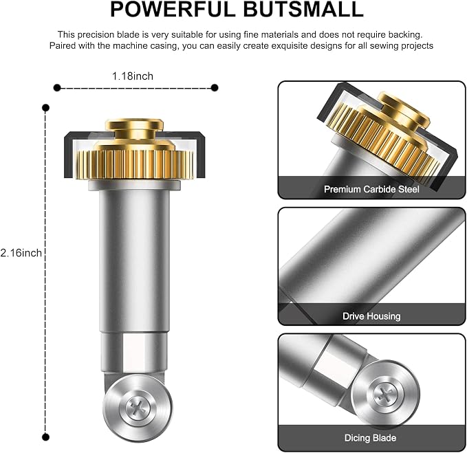 Rotary Blade+Drive Housing Accessories,Hard & Durable for Maker Series Tool